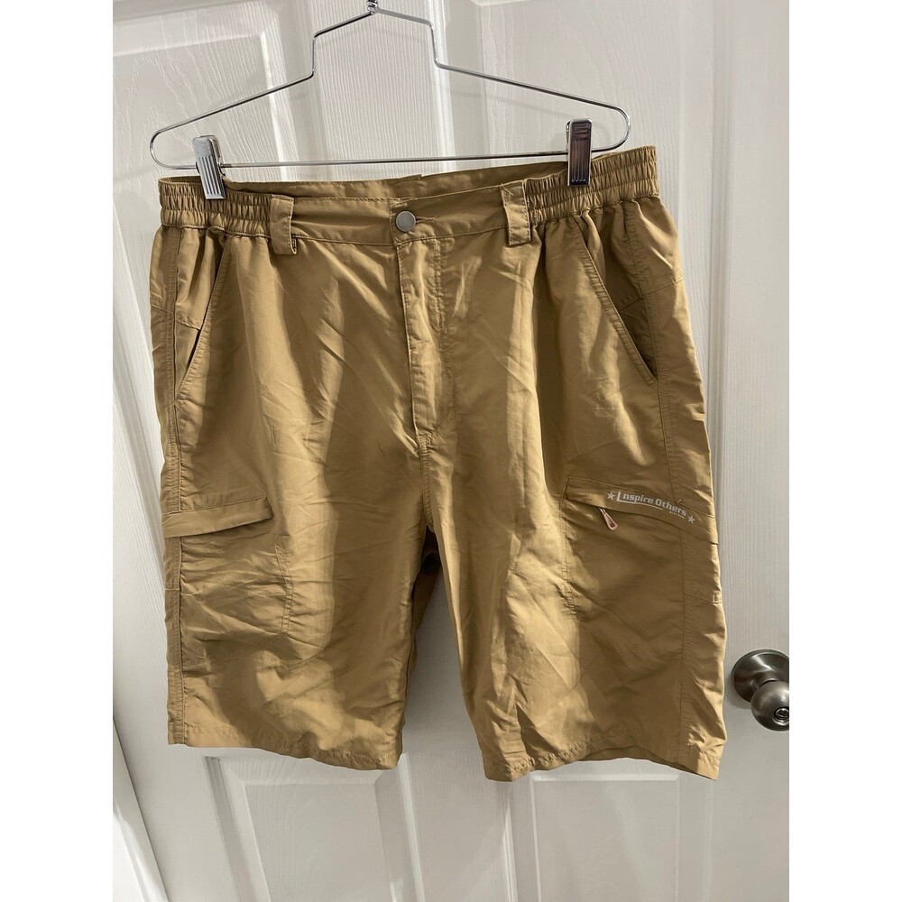 Vcansion Men’s Quick Dry Travel Cargo Shorts Size 34